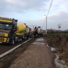 Aanleggen fietspaden Watouseweg Poperinge