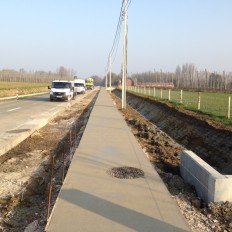 Aanleggen fietspaden Watouseweg Poperinge