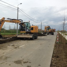 Aanleggen fietspaden Watouseweg Poperinge