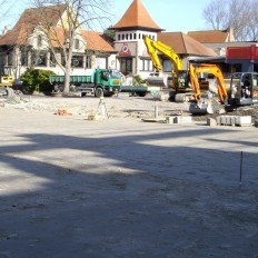 Aanleggen inkomzone Plopsaland De Panne