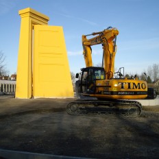 Aanleggen inkomzone Plopsaland De Panne