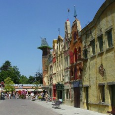 Aanleggen inkomzone Plopsaland De Panne