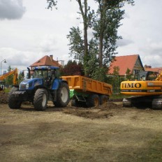 Aanleggen parkings Plopsaland De Panne