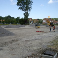 Aanleggen parkings Plopsaland De Panne