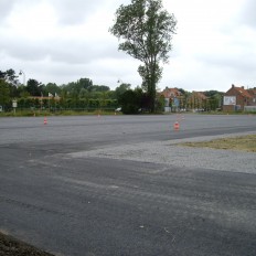 Aanleggen parkings Plopsaland De Panne