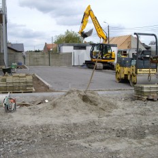 Aanleggen parkings lofts Korte Werf Poperinge