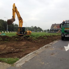 Aanleggen randparking Rijselsepoort Ieper