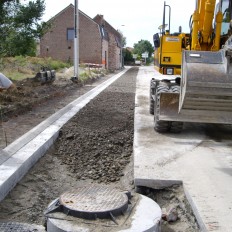 Aanleggen riolering Abelestationplein Poperinge