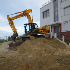 Aanleggen toegangsweg Duinenhuis Koksijde