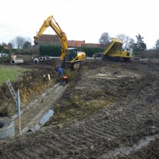 Aanleggen verkaveling Brouwerijstraat Hoogstade