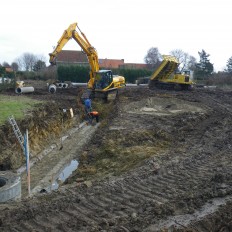 Aanleggen verkaveling Brouwerijstraat Hoogstade