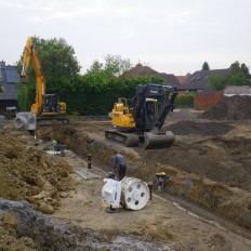 Aanleggen verkaveling Bruggestraat site Vermaut Hooglede