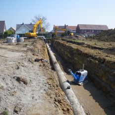 Aanleggen verkaveling Zuidstraat Lombardsijde