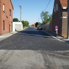 Rioleringswerken Kerkhofstraat Woesten