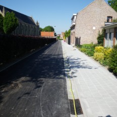 Rioleringswerken Kerkhofstraat Woesten