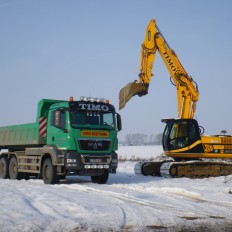 MAN TGS & JCB 220LC BVBA Timo-Tuin Poperinge