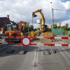 Rioleringswerken Sint-Bertinusstraat Poperinge