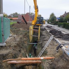 Rioleringswerken Sint-Bertinusstraat Poperinge