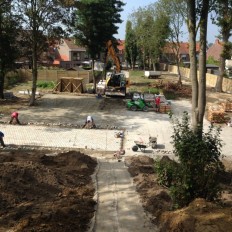 Omgevingsaanleg kasteeltje Pottestraat Poperinge