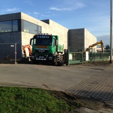 Infrastructuurwerken Multishop Desomer-Plancke Poperinge