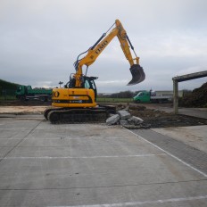 Aanleggen containerpark Nieuwkerke