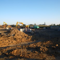 Aanleggen containerpark Nieuwkerke