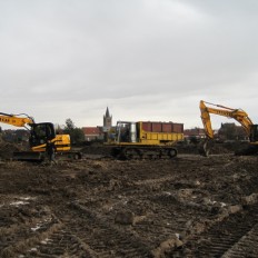 Aanleggen containerpark Nieuwkerke