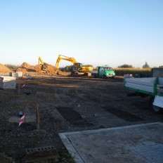 Aanleggen containerpark Nieuwkerke