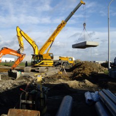 Aanleggen containerpark Poperinge