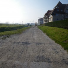 Aanleggen dienstweg Havengeul Nieuwpoort