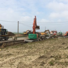 Aanleggen van fietspaden Douvieweg te Poperinge