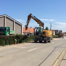 Aanleggen van fietspaden Douvieweg te Poperinge