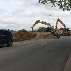 Aanleggen van fietspaden Douvieweg te Poperinge