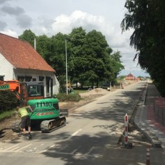 Aanleggen van fietspaden Douvieweg te Poperinge