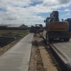 Aanleggen van fietspaden Douvieweg te Poperinge