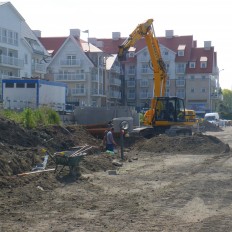 Aanleggen dienstweg Havengeul Nieuwpoort