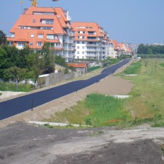 Aanleggen dienstweg Havengeul Nieuwpoort