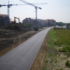 Aanleggen dienstweg Havengeul Nieuwpoort